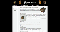 Desktop Screenshot of pigeonclocks.com